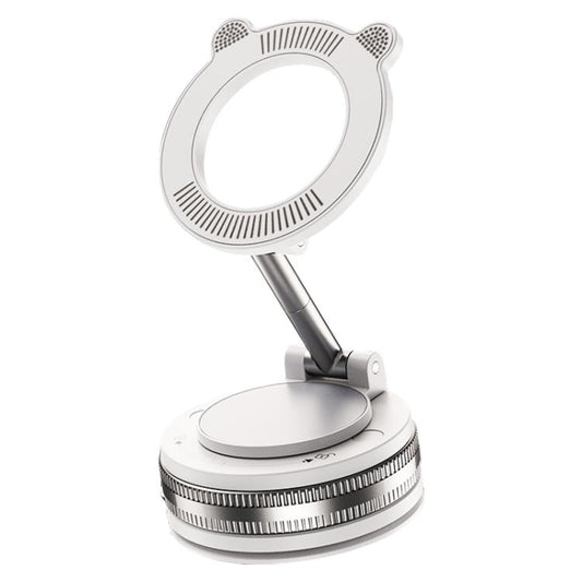 J33 Vacuum Adsorption Magnetic Car Phone Holder(White) - Universal Car Holders by buy2fix | Online Shopping UK | buy2fix