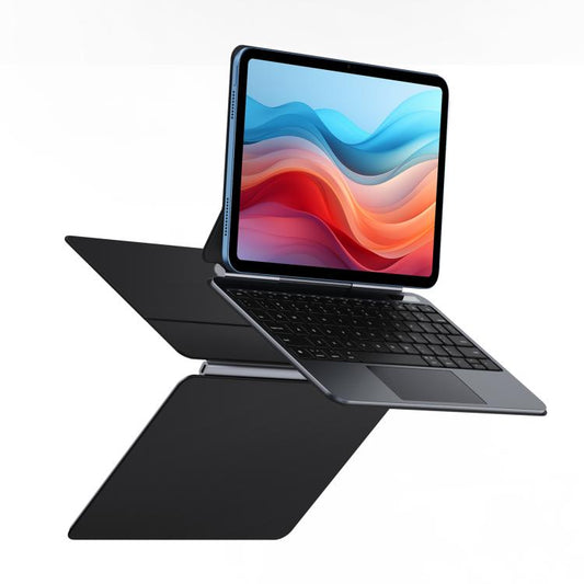 For iPad 2025 / 2022 DUX DUCIS MK Pro Series Floating Magnetic Keyboard Tablet Leather Case(Black) - Universal by DUX DUCIS | Online Shopping UK | buy2fix