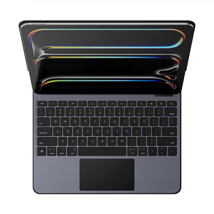 For iPad Pro 13 2024 DUX DUCIS MK Pro Series Floating Magnetic Keyboard Tablet Leather Case(Black) - For iPad Pro by DUX DUCIS | Online Shopping UK | buy2fix