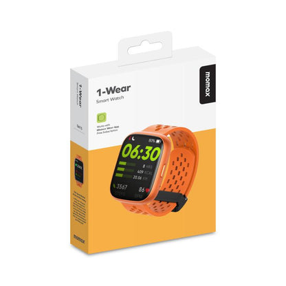 MOMAX SW1S 1.83 inch Screen IP68 Waterproof Smart Sports Watch(Orange) - Smart Watches by MOMAX | Online Shopping UK | buy2fix