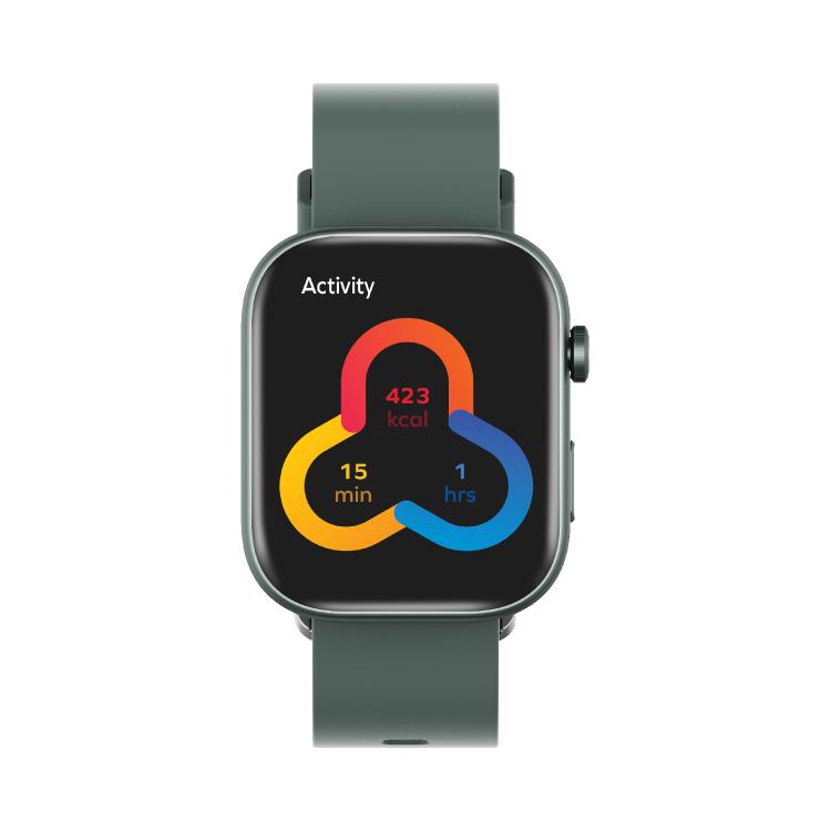 MOMAX SW3S 1.99 inch Screen 3ATM Waterproof Smart Sports Watch(Green) - Smart Watches by MOMAX | Online Shopping UK | buy2fix