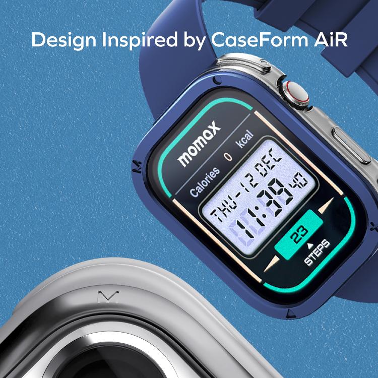 MOMAX SW3S 1.99 inch Screen 3ATM Waterproof Smart Sports Watch(Blue) - Smart Watches by MOMAX | Online Shopping UK | buy2fix