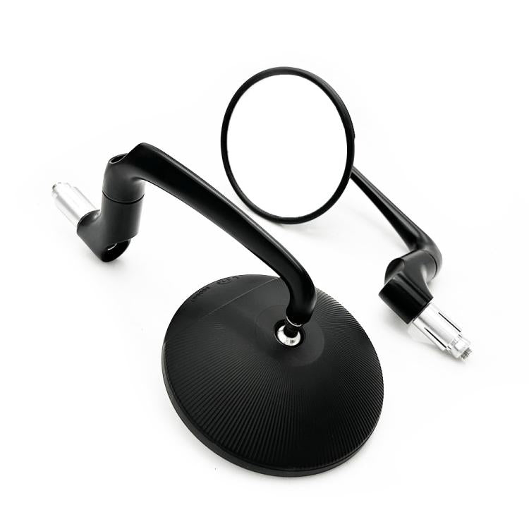 2pcs/Set Universal Motorcycle Electric Vehicle Handlebar Rearview Mirror(Silver) - Side Mirrors by buy2fix | Online Shopping UK | buy2fix