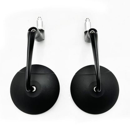 2pcs/Set Universal Motorcycle Electric Vehicle Handlebar Rearview Mirror(Silver) - Side Mirrors by buy2fix | Online Shopping UK | buy2fix