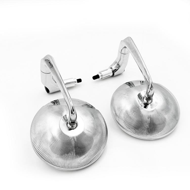 2pcs/Set Universal Motorcycle Electric Vehicle Handlebar Rearview Mirror(Black) - Side Mirrors by buy2fix | Online Shopping UK | buy2fix