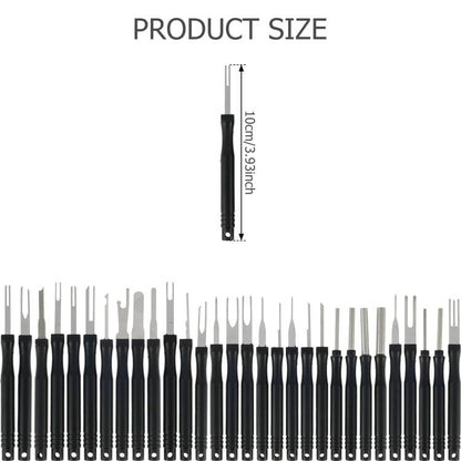 30pcs / Set Car Wire Harness Terminal Pin Removal Tool(Black Long Handle) - Booster Cable & Clip by buy2fix | Online Shopping UK | buy2fix