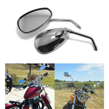 For Suzuki Bandit 1200 / 1250S 2pcs/Set Motorcycle Rearview Mirror Reflective Mirror(Silver) - Side Mirrors by buy2fix | Online Shopping UK | buy2fix