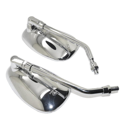 For Suzuki Bandit 1200 / 1250S 2pcs/Set Motorcycle Rearview Mirror Reflective Mirror(Silver) - Side Mirrors by buy2fix | Online Shopping UK | buy2fix