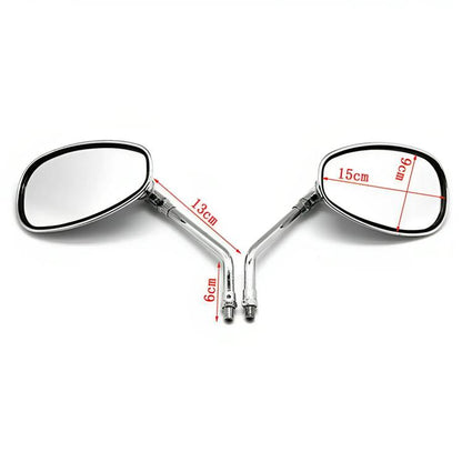 For Suzuki Bandit 1200 / 1250S 2pcs/Set Motorcycle Rearview Mirror Reflective Mirror(Silver) - Side Mirrors by buy2fix | Online Shopping UK | buy2fix