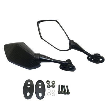 For Yamaha YZF 600 / YZF R6 2pcs/Set Motorcycle Modified Rearview Mirror Reflective Mirror(Lattice Membrane) - Side Mirrors by buy2fix | Online Shopping UK | buy2fix