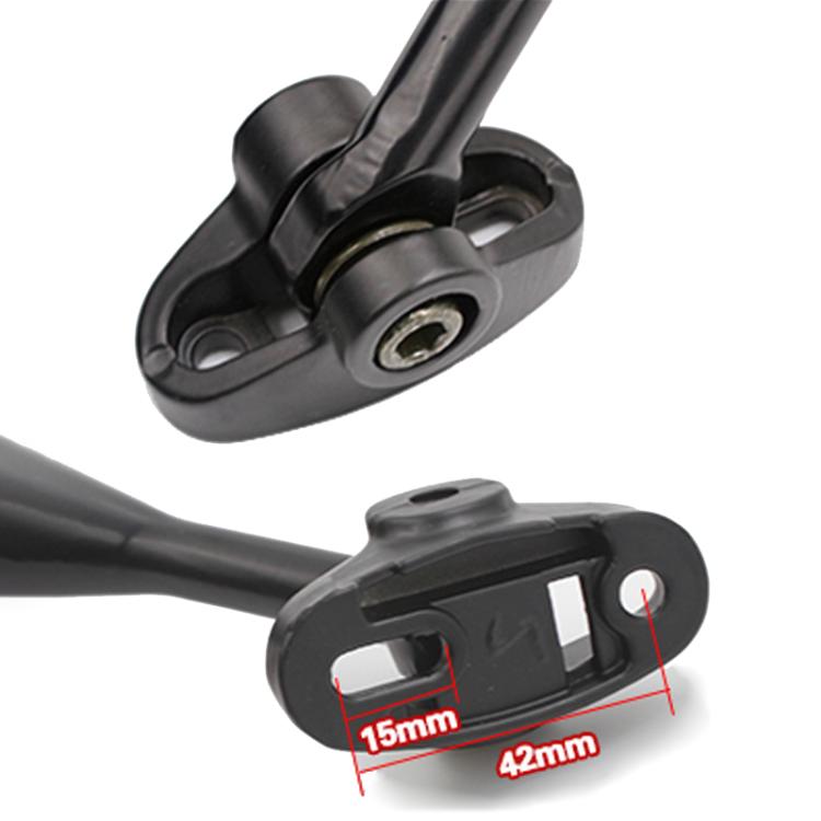 For Yamaha YZF 600 / YZF R6 2pcs/Set Motorcycle Modified Rearview Mirror Reflective Mirror(Black) - Side Mirrors by buy2fix | Online Shopping UK | buy2fix