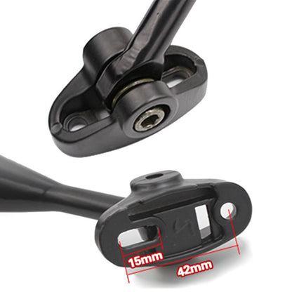 For Yamaha YZF 600 / YZF R6 2pcs/Set Motorcycle Modified Rearview Mirror Reflective Mirror(Black) - Side Mirrors by buy2fix | Online Shopping UK | buy2fix