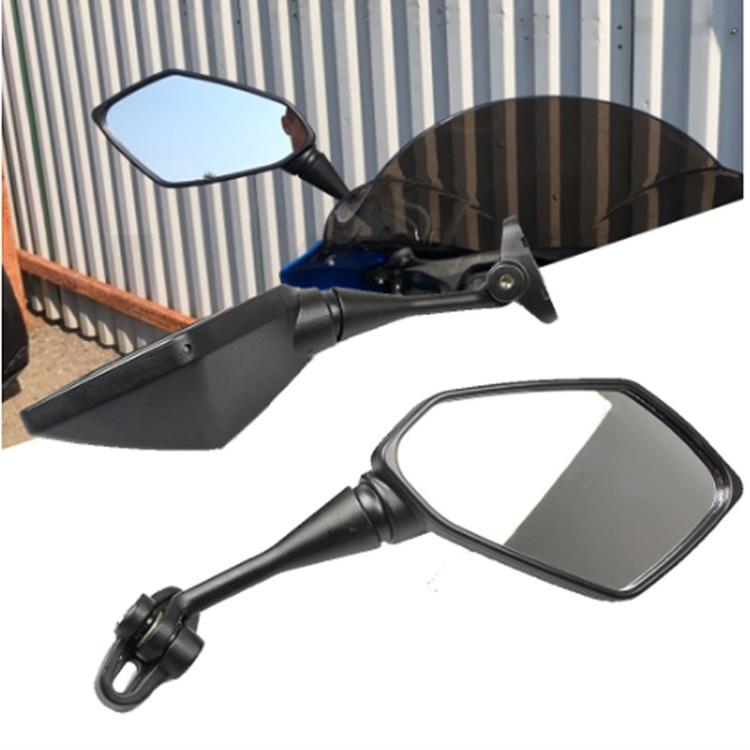 For Yamaha YZF 600 / YZF R6 2pcs/Set Motorcycle Modified Rearview Mirror Reflective Mirror(Lattice Membrane) - Side Mirrors by buy2fix | Online Shopping UK | buy2fix
