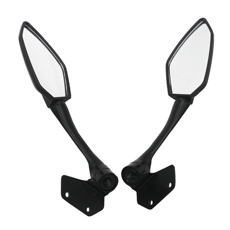 For CFMOTO 250SR CF250-6 / CF250-6A 2pcs/Set Motorcycle Racing Rearview Mirror Reflective Mirror(Black) - Side Mirrors by buy2fix | Online Shopping UK | buy2fix