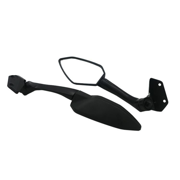 For CFMOTO 250SR CF250-6 / CF250-6A 2pcs/Set Motorcycle Racing Rearview Mirror Reflective Mirror(Black) - Side Mirrors by buy2fix | Online Shopping UK | buy2fix