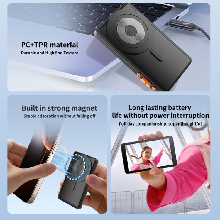 RK-X40E MagSafe Magnetic Rear Selfie Screen Bluetooth Camera Version(White) - Others Accessories by buy2fix | Online Shopping UK | buy2fix