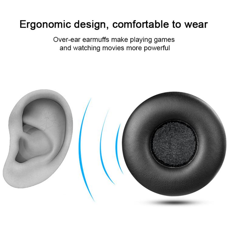 2pcs Sponge Replacement Earpads For AKG K402 / K414P / K418P(Black) - Earmuff & Pad by buy2fix | Online Shopping UK | buy2fix