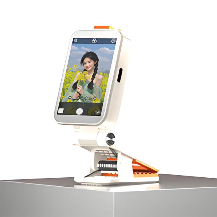 RK-X40G Mini Rear Selfie Screen Sound Version with Clip(White) - Others Accessories by buy2fix | Online Shopping UK | buy2fix