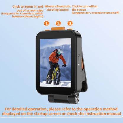 RK-X40G Mini Rear Selfie Screen Sound Version with Clip(Black) - Others Accessories by buy2fix | Online Shopping UK | buy2fix