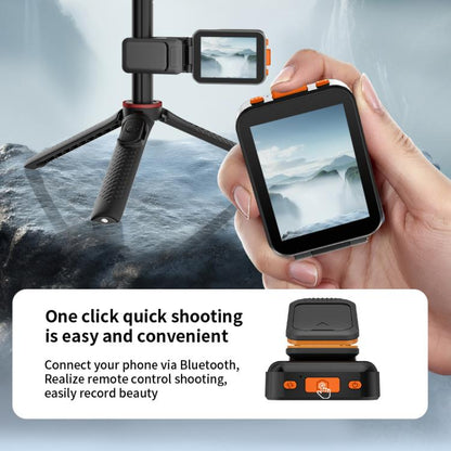 RK-X40G Mini Rear Selfie Screen Sound Version with Clip(White) - Others Accessories by buy2fix | Online Shopping UK | buy2fix