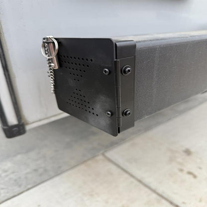 2pcs/Set RV Square Bumper Protective Cover RV Sewer Hose Cover Caps(Black) - Tank Covers by buy2fix | Online Shopping UK | buy2fix