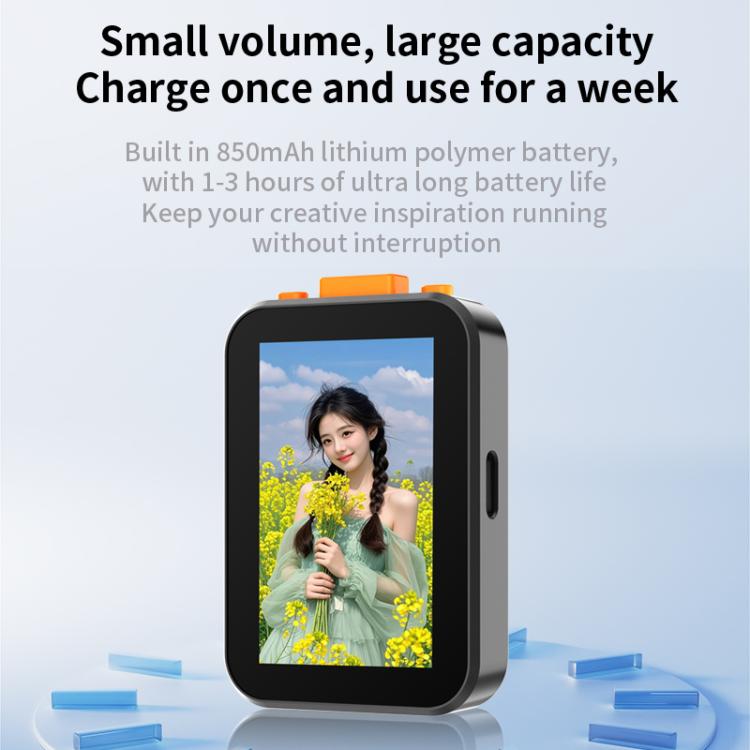 RK-X40H Mini Rear Selfie Screen Sync Sound Version(White) - Others Accessories by buy2fix | Online Shopping UK | buy2fix