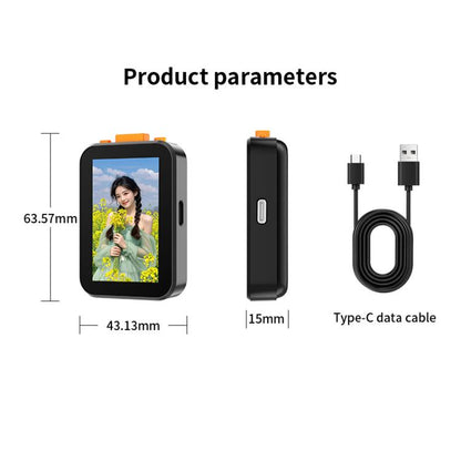 RK-X40H Mini Rear Selfie Screen Sync Sound Version(Black) - Others Accessories by buy2fix | Online Shopping UK | buy2fix