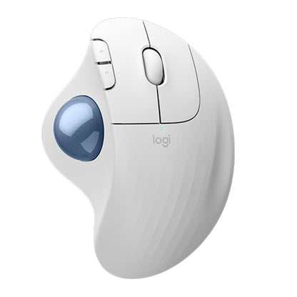 Logitech ERGO M575S Trackball Professional CAD Work Wireless Bluetooth Mouse(White) - Wireless Mice by Logitech | Online Shopping UK | buy2fix