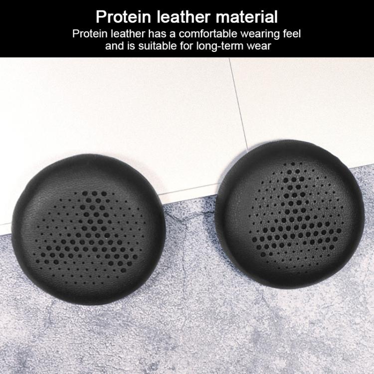 2pcs Protein Leather Replacement Earpads For AKG Y500(Black + Pink Mesh) - Earmuff & Pad by buy2fix | Online Shopping UK | buy2fix
