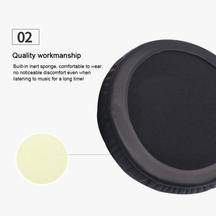 1 Pair Protein Leather Replacement Earpads For AKG K52 / K72 / K92(Black) - Earmuff & Pad by buy2fix | Online Shopping UK | buy2fix