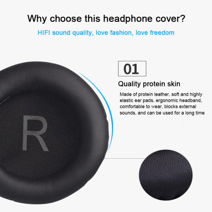 1 Pair Wrinkled Leather Replacement Earpads For AKG K52 / K72 / K92(Black) - Earmuff & Pad by buy2fix | Online Shopping UK | buy2fix