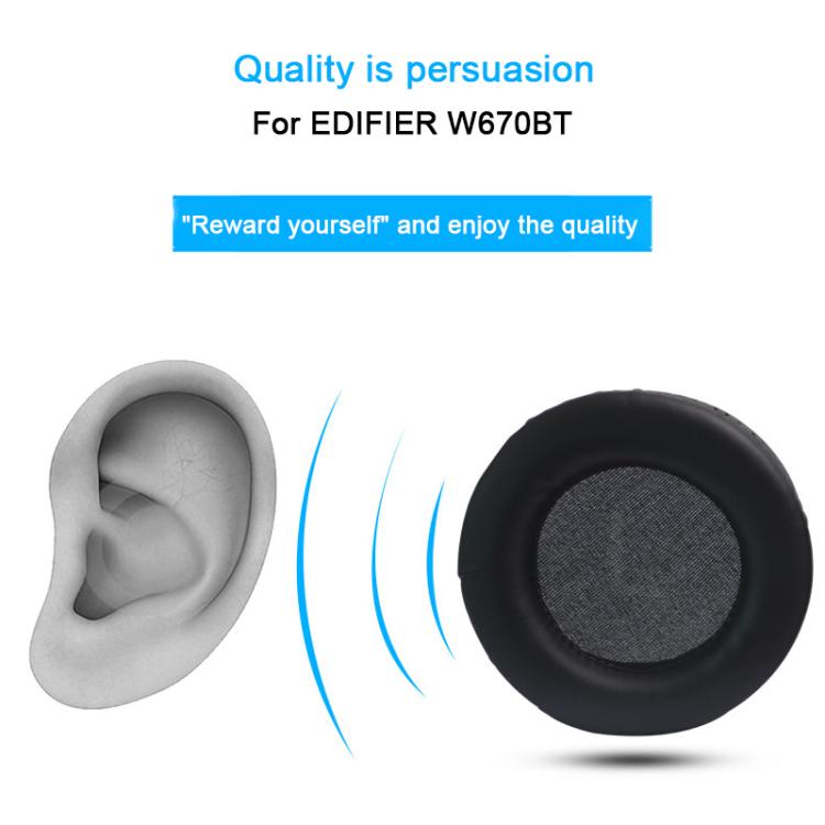 1 Pair Wrinkled Leather Replacement Earpads For AKG K52 / K72 / K92(Black) - Earmuff & Pad by buy2fix | Online Shopping UK | buy2fix