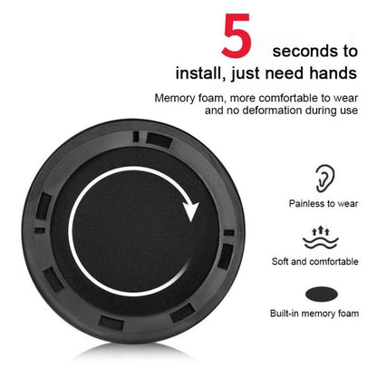 2pcs Protein Leather Replacement Earpads For AKG K812 Pro(Black) - Earmuff & Pad by buy2fix | Online Shopping UK | buy2fix