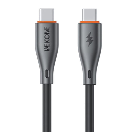 WK WDC-68 Kinkong Flash Series 1m 65W PVC Fast Charging Data Cable, Interface:Type-C to Type-C(Black) - USB-C & Type-C Cable by WK | Online Shopping UK | buy2fix