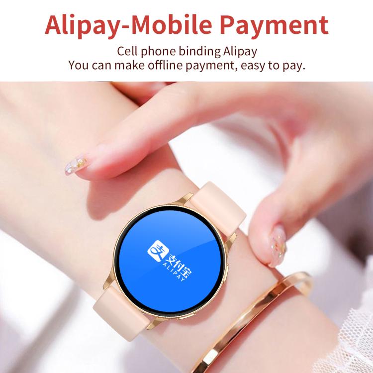 CY29 1.32 inch AMOLED Screen Female Smart Watch Supports COFIT APP(Gold Pink) - Smart Watches by buy2fix | Online Shopping UK | buy2fix