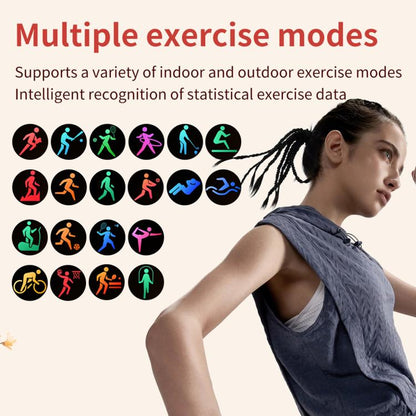 CY29 1.32 inch AMOLED Screen Female Smart Watch Supports COFIT APP(Gold Pink) - Smart Watches by buy2fix | Online Shopping UK | buy2fix