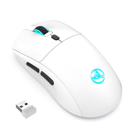 HXSJ T20 2.4GHz Rechargeable Wireless Mouse(White) - Wireless Mice by HXSJ | Online Shopping UK | buy2fix