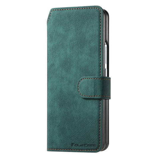 For Samsung Galax Z Fold7 5G CaseNeo MagSafe RFID Anti-theft Retro Leather Phone Case(Green) - Galaxy Z Fold7 5G Cases by CaseNeo | Online Shopping UK | buy2fix