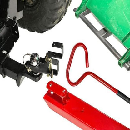 Trailer Towing Hook Trash Can Towing Bracket with Removable Pin - Towing Bars by buy2fix | Online Shopping UK | buy2fix