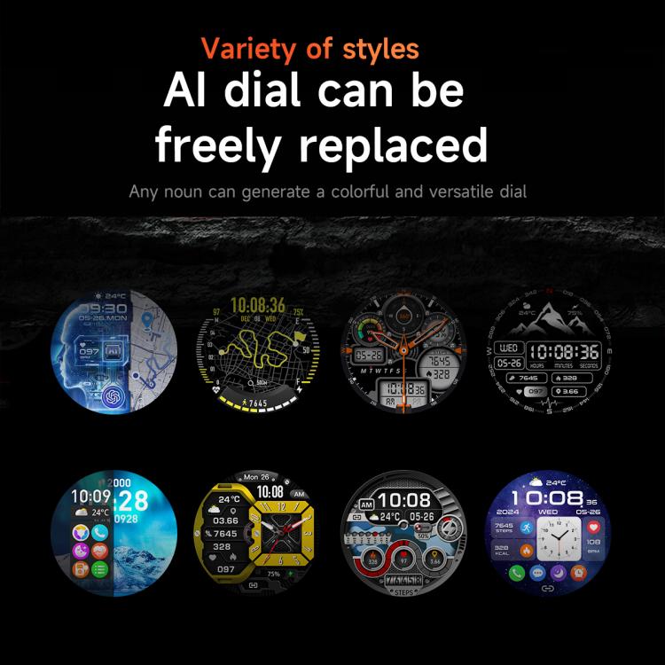 KC91 1.39 inch IPS Screen 3ATM Outdoor GPS Smart Watch with Flashlight(Camouflage) - Smart Watches by buy2fix | Online Shopping UK | buy2fix