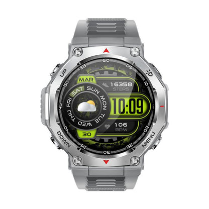 KT85 1.43 inch Screen 5ATM Outdoor Sports Smart Watch with Strong Flashlight(Grey) - Smart Watches by buy2fix | Online Shopping UK | buy2fix