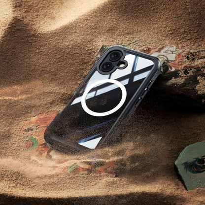 For iPhone 17 Life Waterproof MagSafe Magnetic Rugged Phone Case(Black) - iPhone 17 Cases by buy2fix | Online Shopping UK | buy2fix