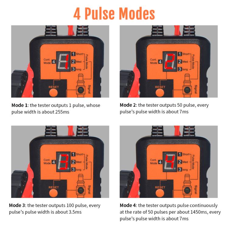 Vgate VT200 12V Car Injector Tester - Electronic Test by Vgate | Online Shopping UK | buy2fix