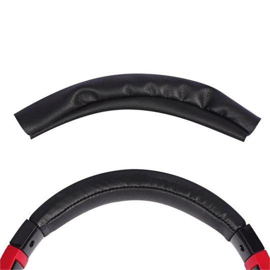 Sponge Earmuffs Replacement Earpads For ATH-AR3BT / AR3iS / AR1iS, Style:Black Protein PU Headband