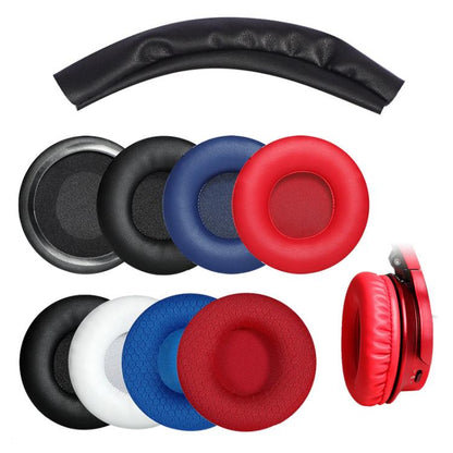 2pcs Sponge Earmuffs Replacement Earpads For ATH-AR3BT / AR3iS / AR1iS, Style:Blue Ice Silk Cloth - Earmuff & Pad by buy2fix | Online Shopping UK | buy2fix