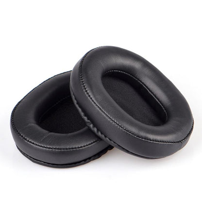 2pcs Sponge Earmuffs Replacement Earpads For ATH-MSR7, Style:Black Protein Leather - Earmuff & Pad by buy2fix | Online Shopping UK | buy2fix