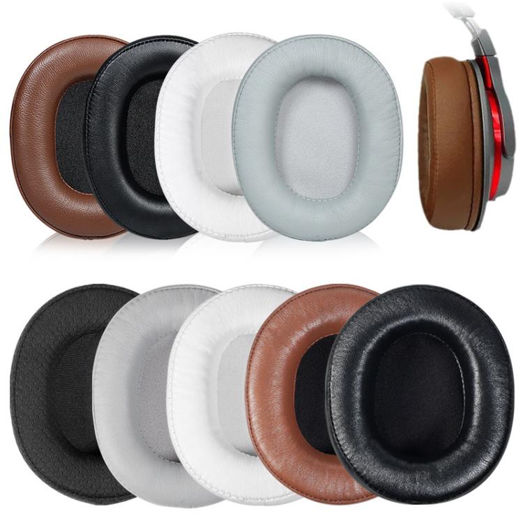 2pcs Sponge Earmuffs Replacement Earpads For ATH-MSR7, Style:Grey Cotton Cloth - Earmuff & Pad by buy2fix | Online Shopping UK | buy2fix