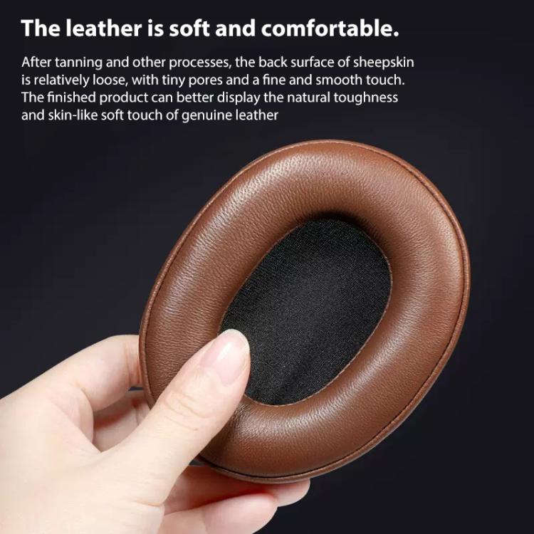 2pcs Sponge Earmuffs Replacement Earpads For ATH-MSR7, Style:Black Ice Silk Cloth - Earmuff & Pad by buy2fix | Online Shopping UK | buy2fix