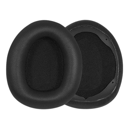 For Dareu EH739 / EH755 2pcs Protein Leather Snap-on Type Earphone Covers(Black) - Earmuff & Pad by buy2fix | Online Shopping UK | buy2fix