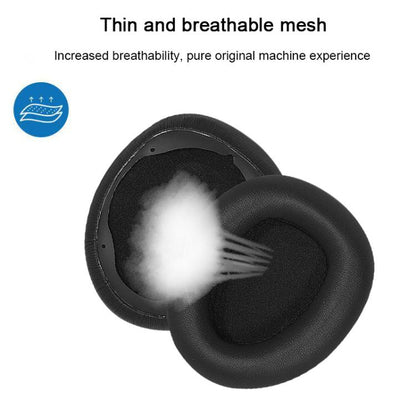 For Dareu EH739 / EH755 2pcs Protein Leather Snap-on Type Earphone Covers(Gray) - Earmuff & Pad by buy2fix | Online Shopping UK | buy2fix